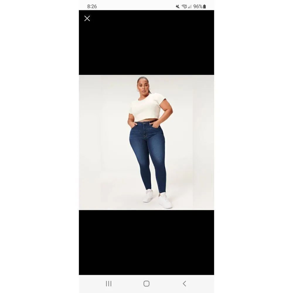 Good American GOOD LEGS RAW HEM 12/32